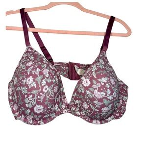 Luck Brand Floral Underwire Bra 40C